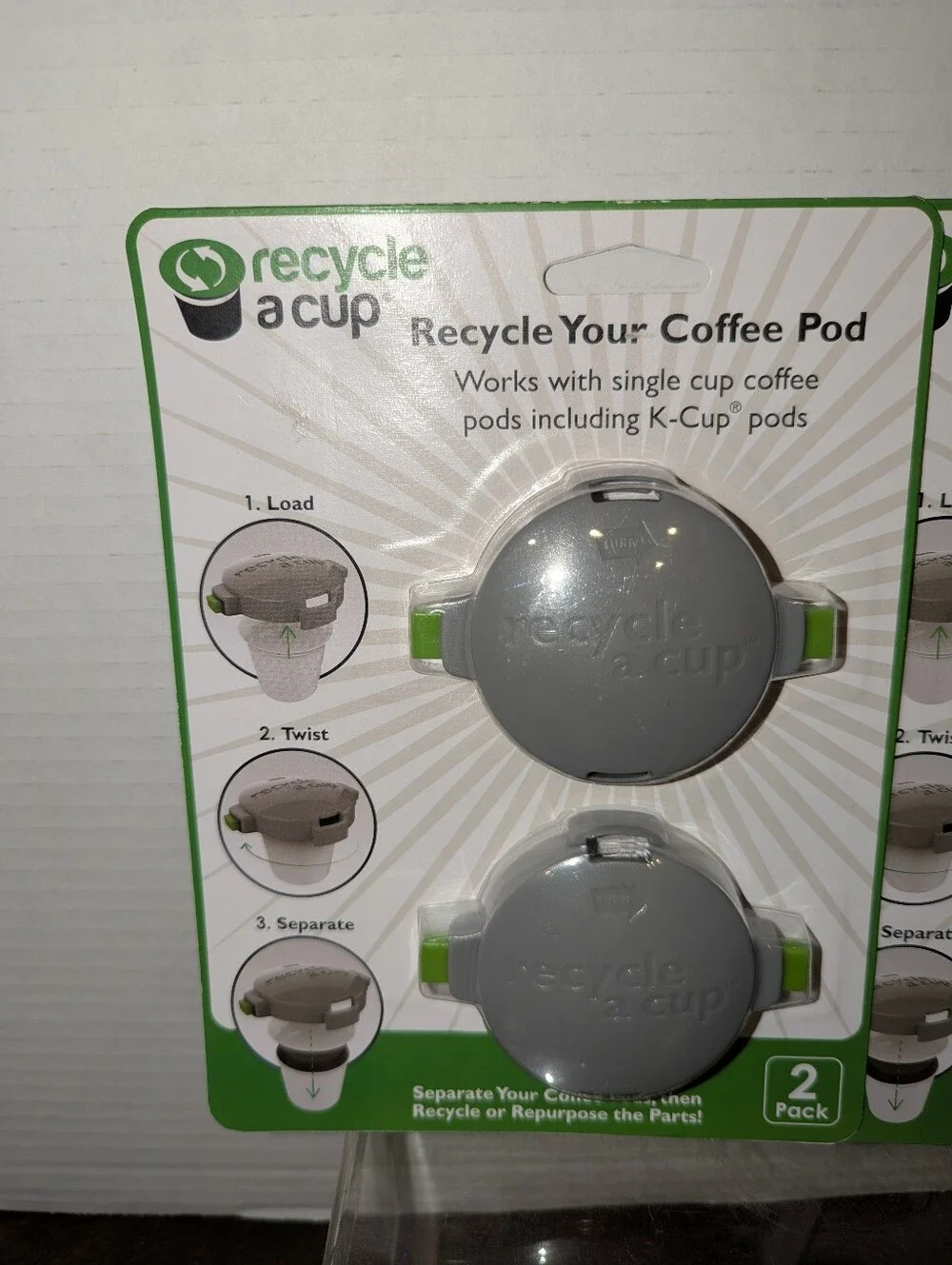 Recycle A Cup K Cup Pod Recycling Tool Pack of 2 Coffee Single Repurpose 2pkgs